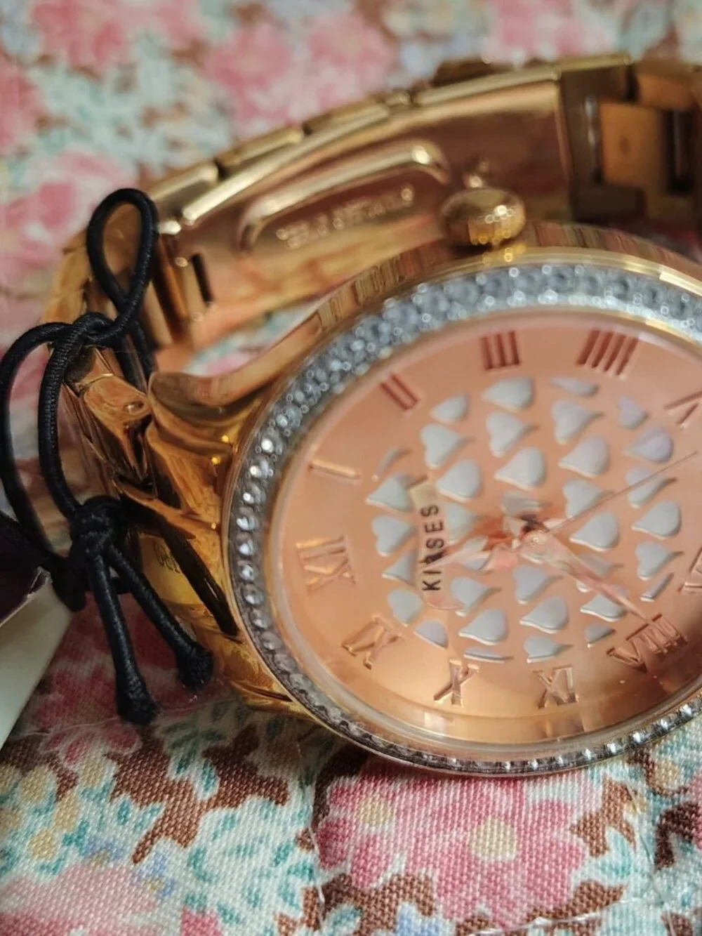 NWT NIB Hershey Kiss watch features a rose gold-toned band MSRP 150
